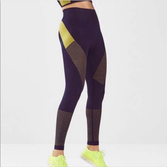 Fabletics Demi Lovato Leggings Colorblock Two Tone - Picture 2 of 10